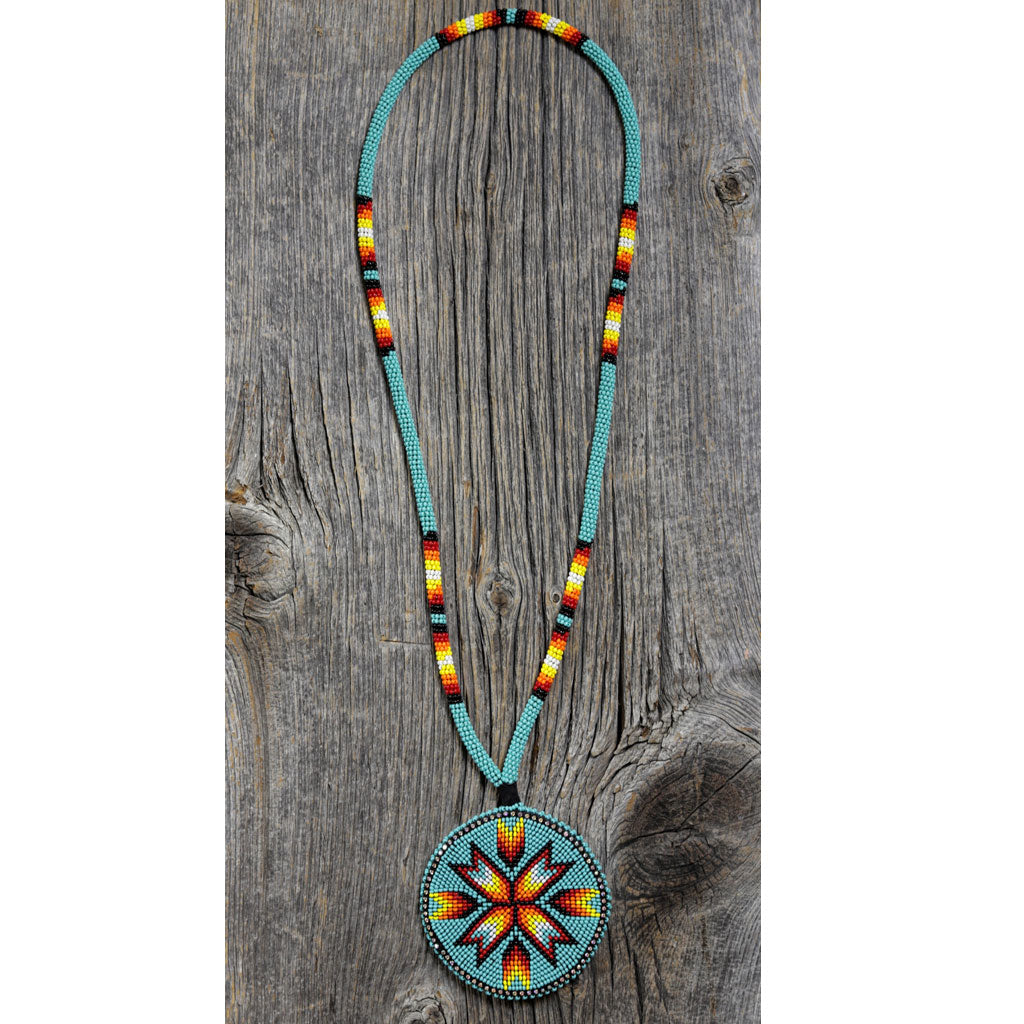 Beaded Medallion by Walking Beads