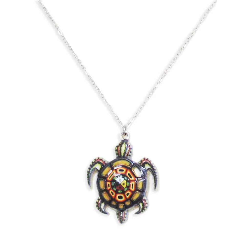 &#39;Medicine Turtle&#39; Charm Necklace by James Jacko