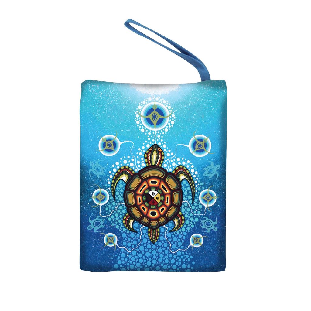 'Medicine Turtle' Reusable Shopping Bag by James Jacko