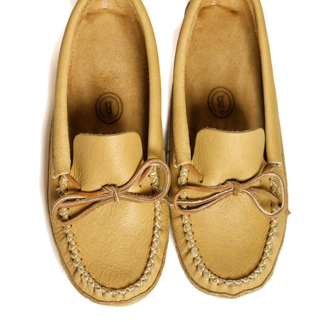 Men's Maple Moose Hide Moccasins