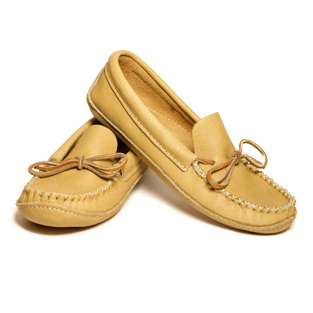 Men's Maple Moose Hide Moccasins