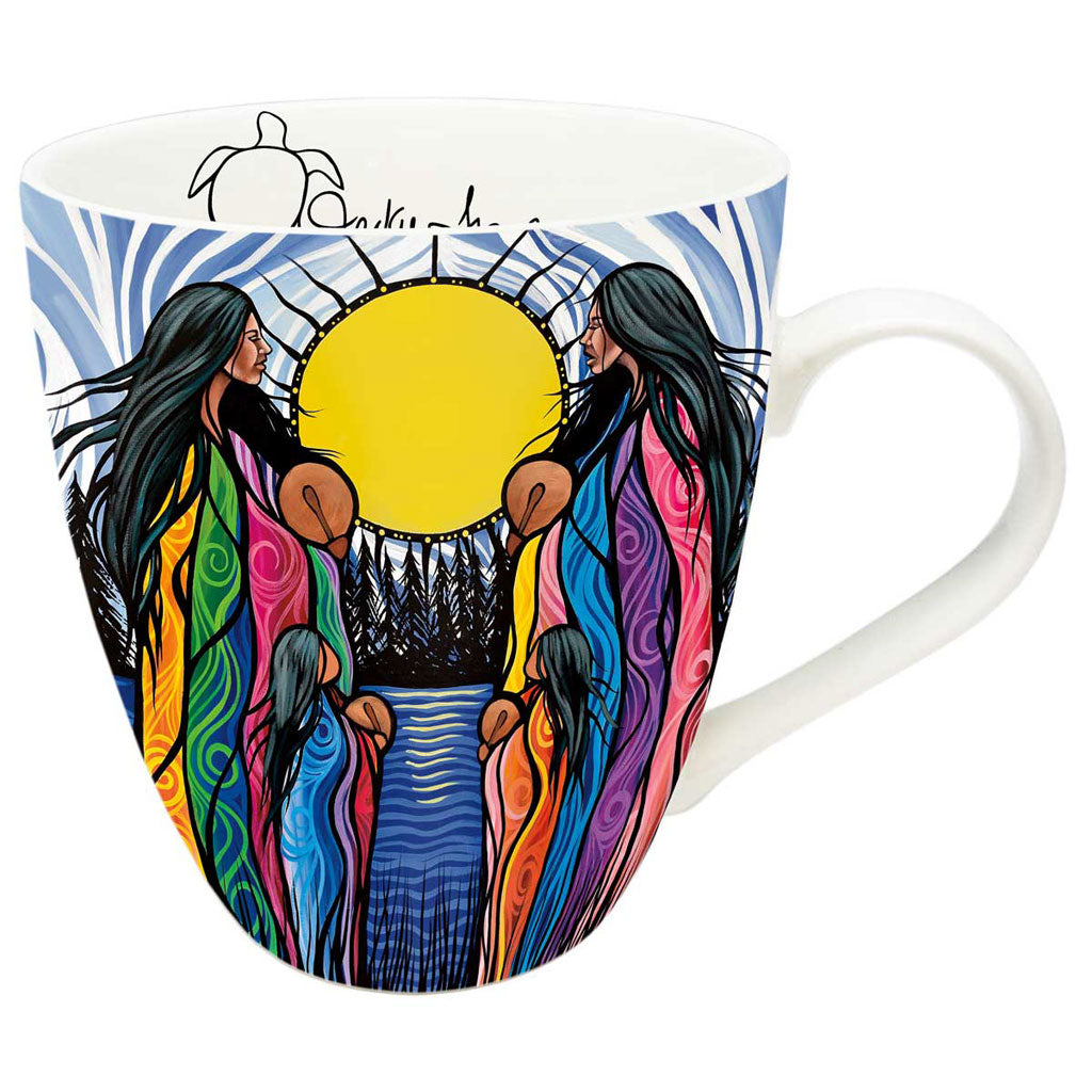 'Mother Daughter Water Song' Mug by Jackie Traverse