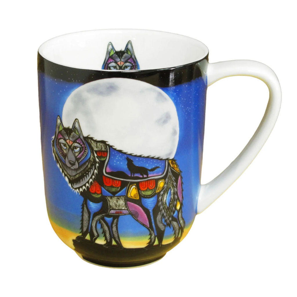 &#39;Wolf&#39; Mug by Jessica Somers