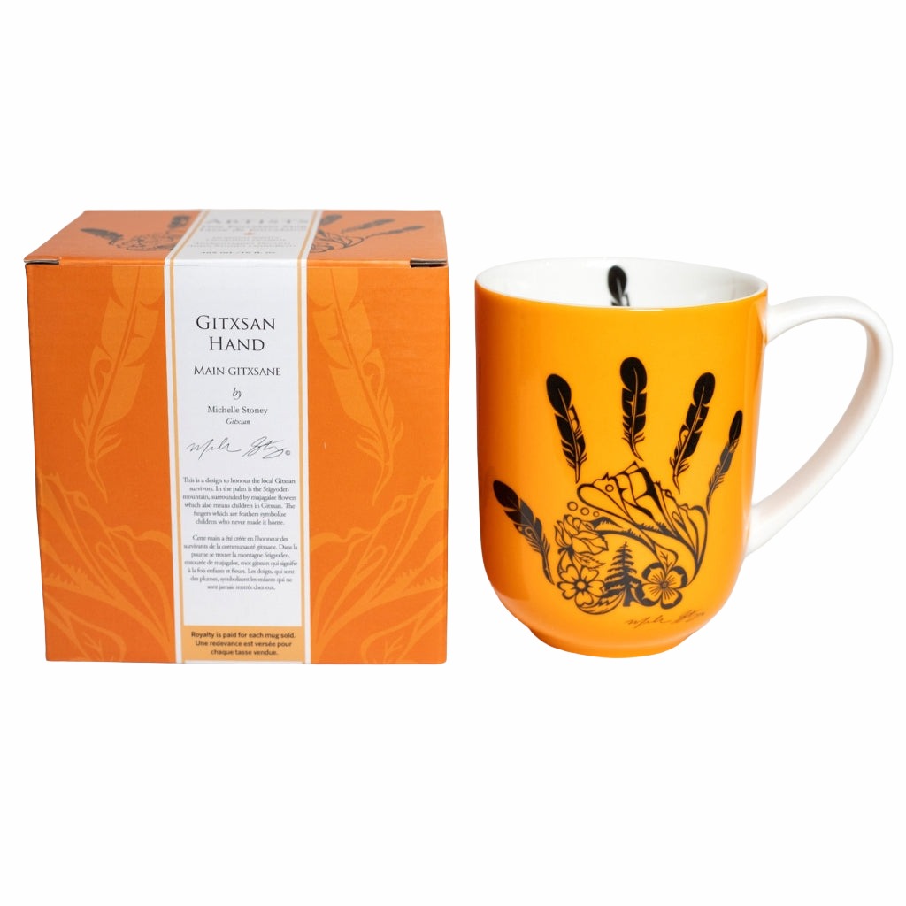 'Gitxsan Hand' Mug by Michelle Stoney