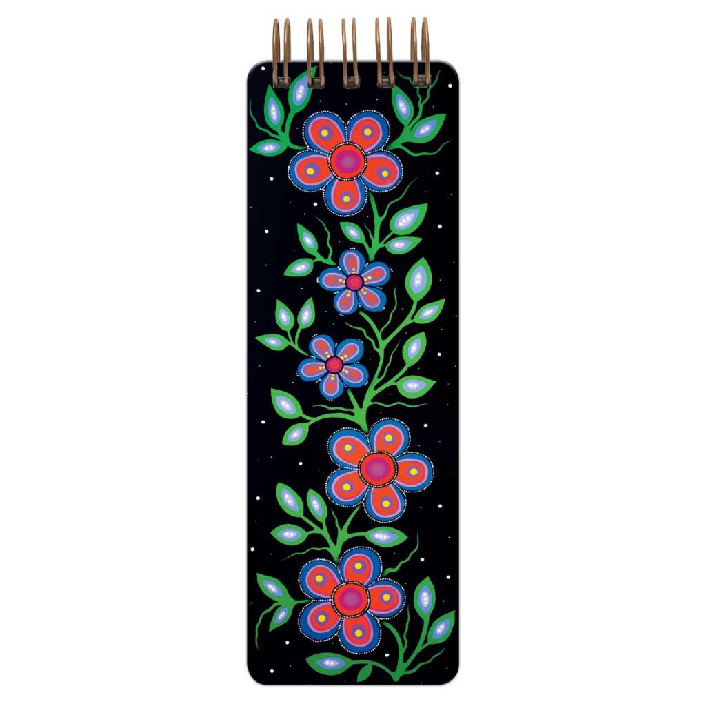 'Ojibway Floral IX' Notepad by Jackie Traverse