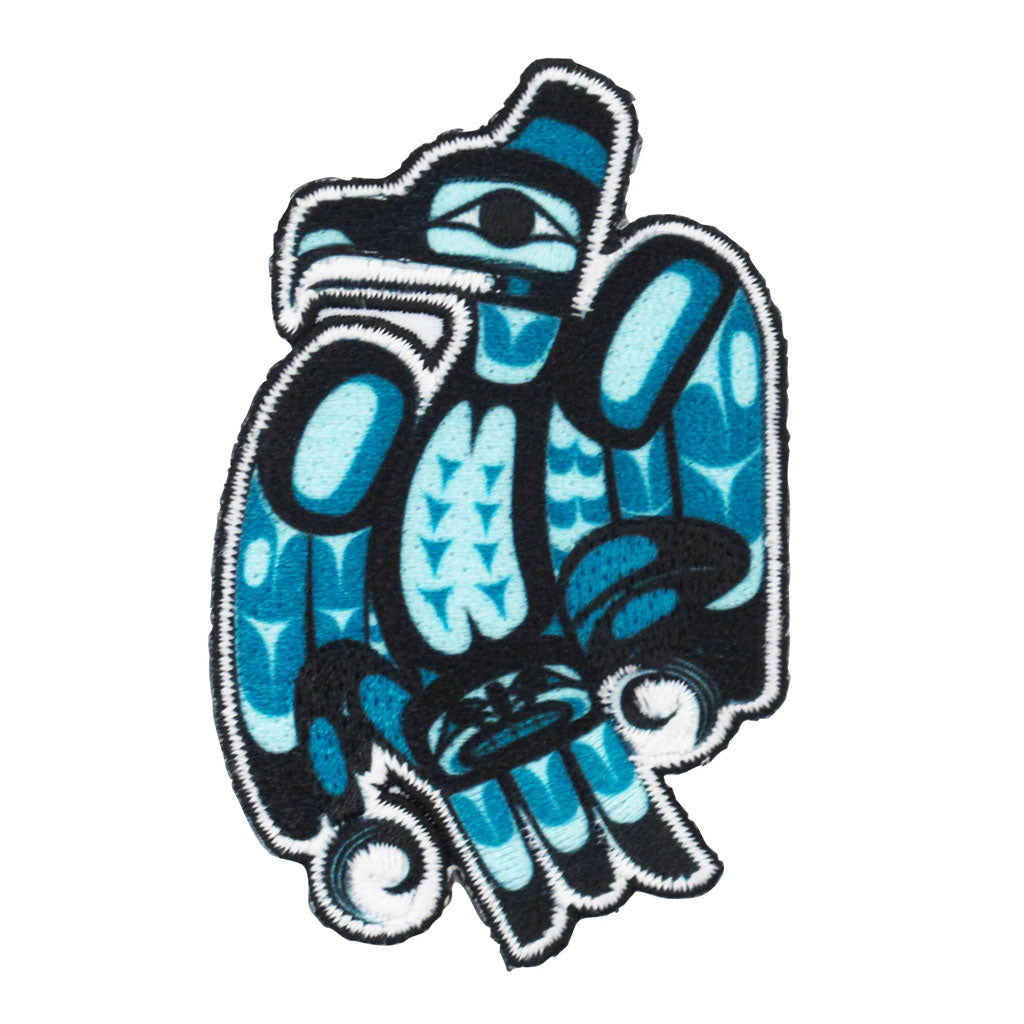 &#39;Raven&#39; Iron-On Patch by Francis Dick