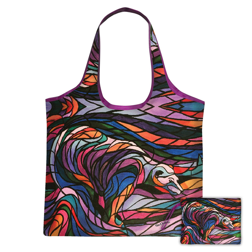 'Salmon Hunter' Reusable Shopping Bag by Don Chase