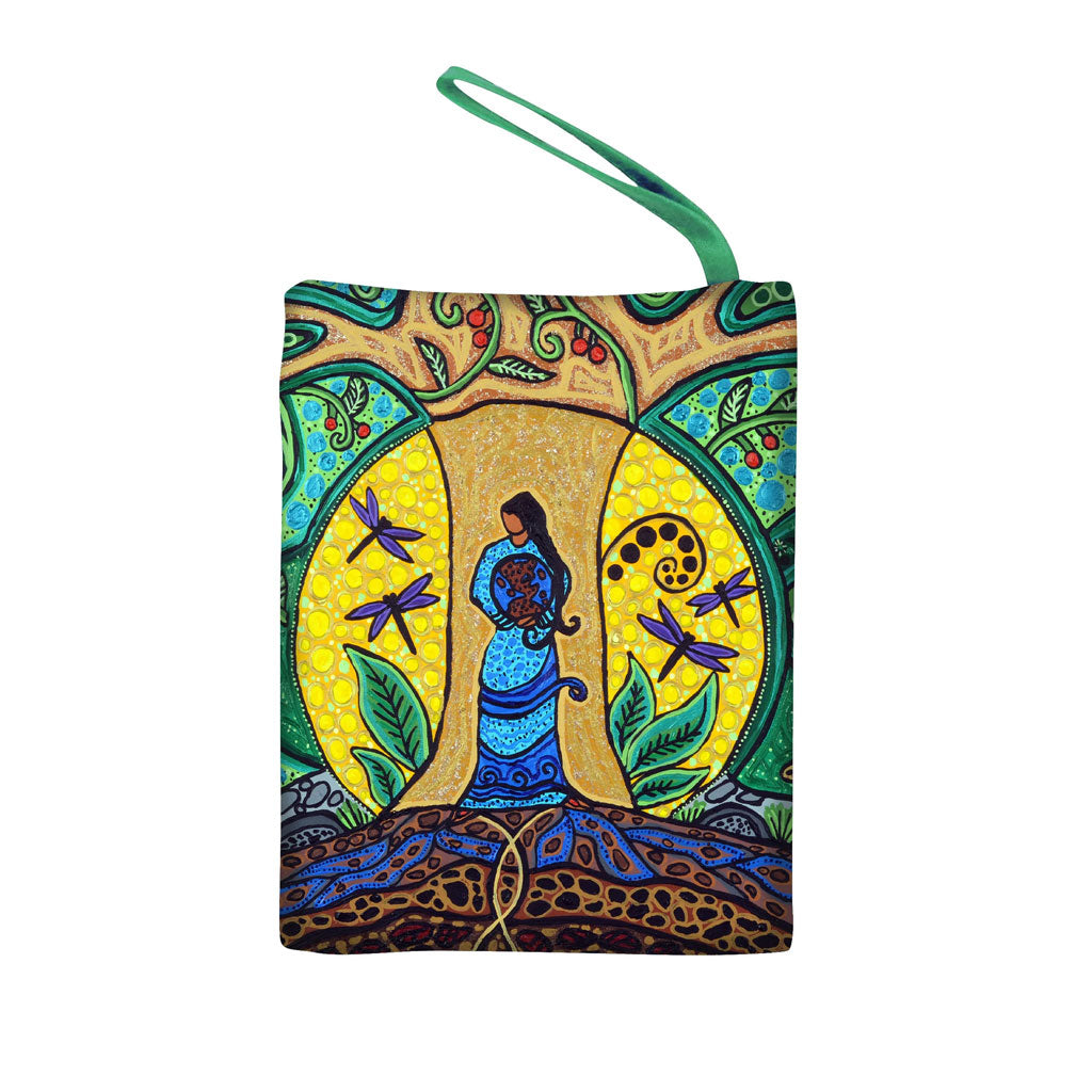 'Strong Earth Woman' Reusable Shopping Bag by Leah Dorion