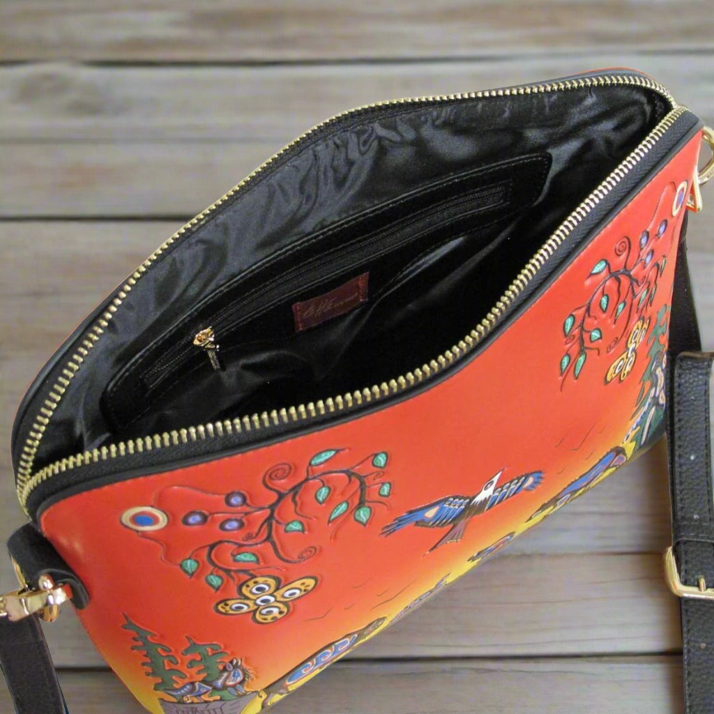 &#39;Seven Grandfather Teachings&#39; Artist Purse by Cody James Houle