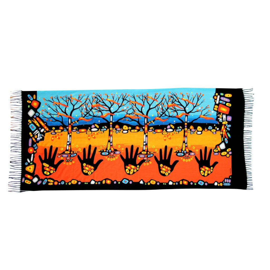 &#39;Remember&#39; Eco Fringed Shawl by John Rombough