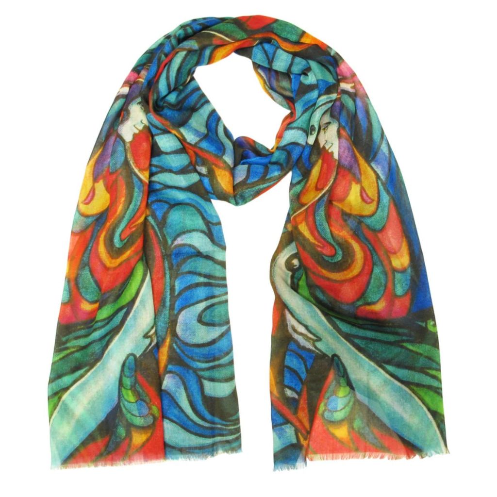 &#39;Spirit Fish&#39; Eco-Scarf by Don Chase