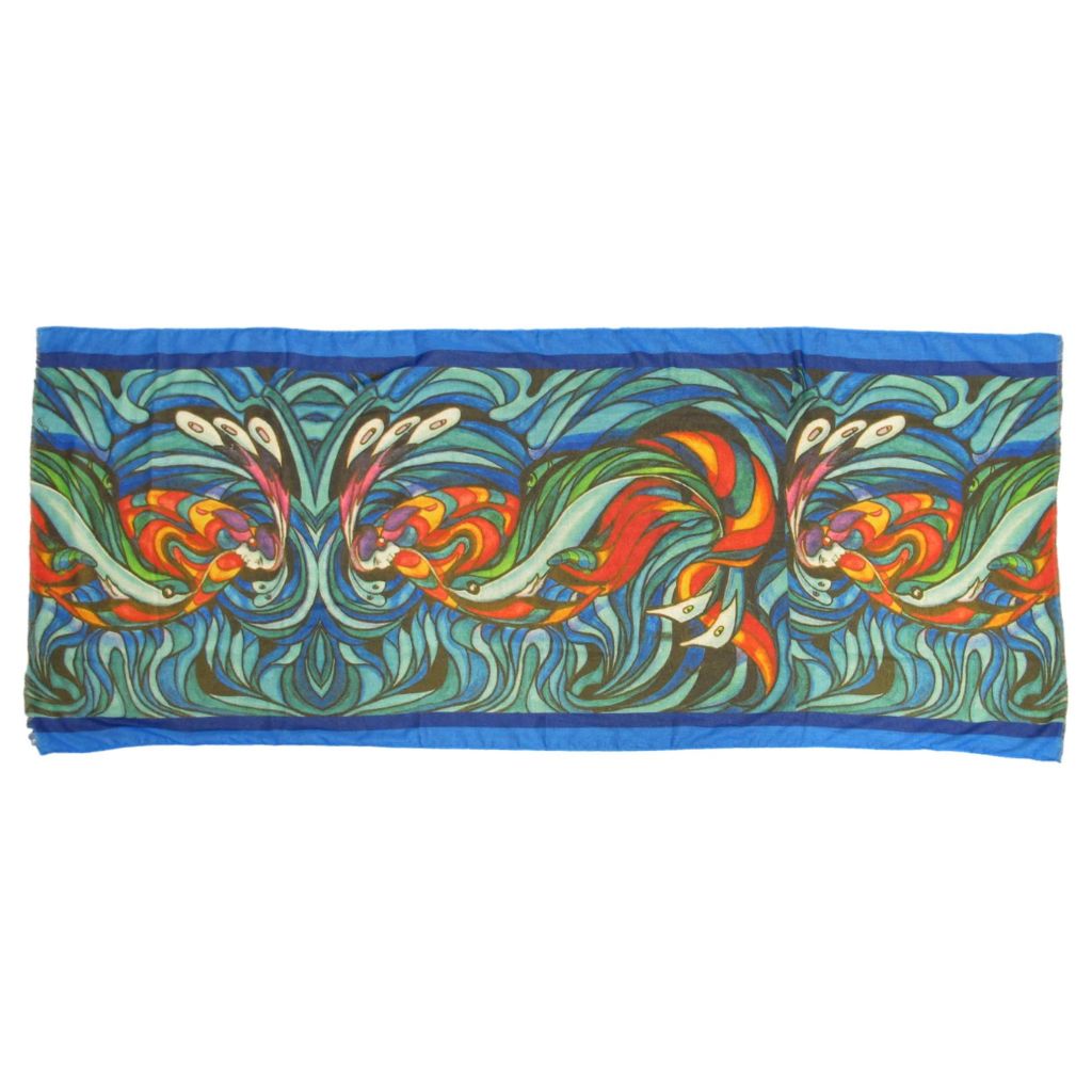 'Spirit Fish' Eco-Scarf by Don Chase