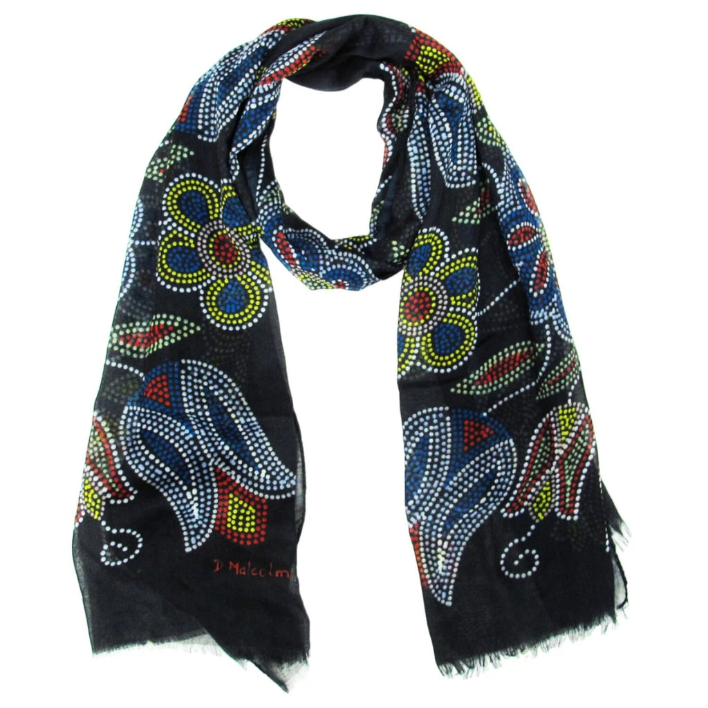 'Silver Threads' Eco-Scarf by Deb Malcolm