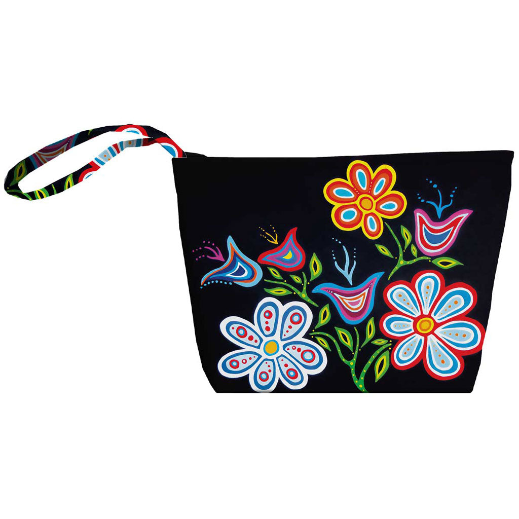 'Happy Flower' Small Canvas Tote by Patrick Hunter