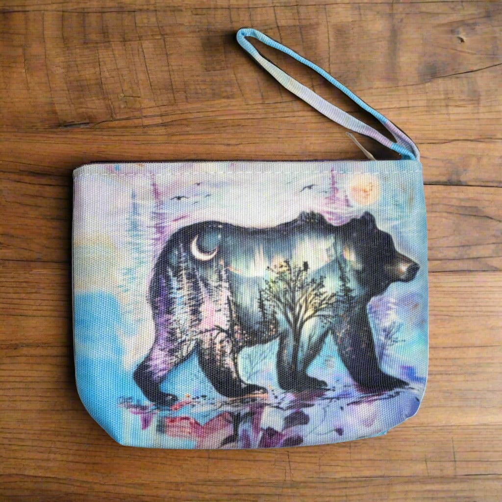 &#39;Midnight Bear&#39; Small Canvas Tote by Carla Joseph