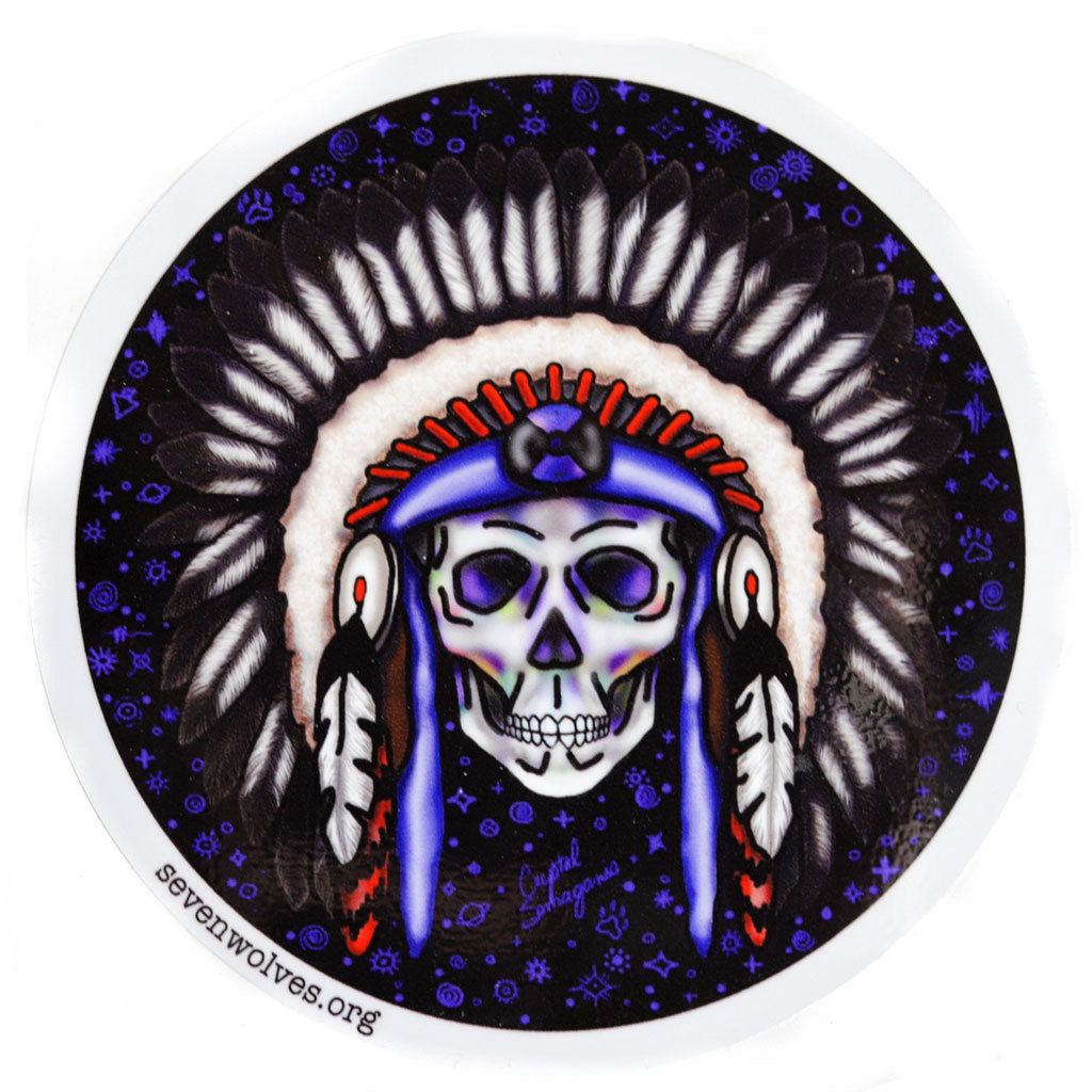 &#39;Chief&#39; Laptop Decal&#39; by Seven Wolves - 5 Inch