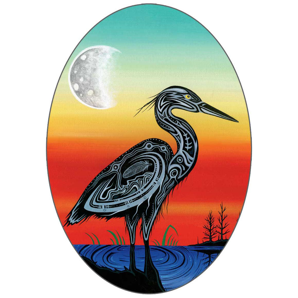 'Crane Clan' Sticker by Jeffrey Red George - Beaded Dreams