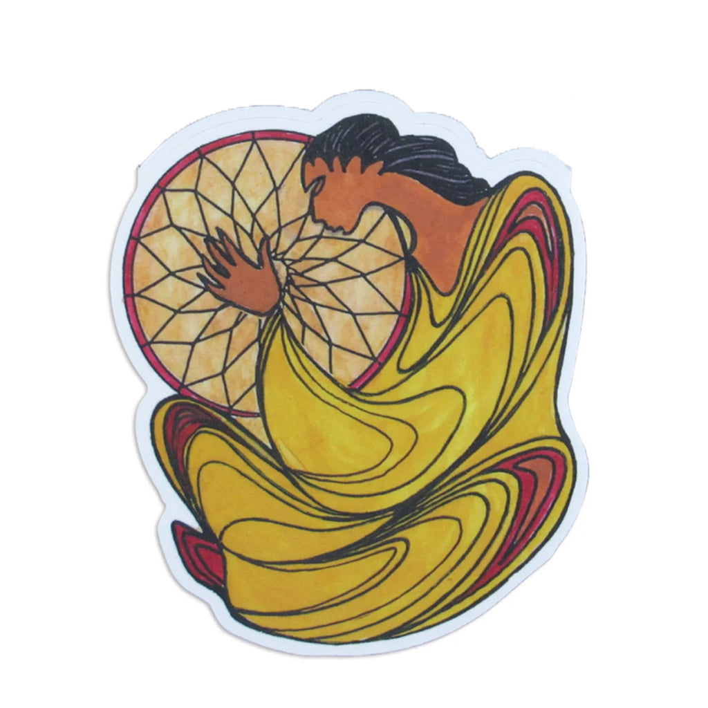 'Dreamcatcher' Vinyl Sticker by Maxine Noel