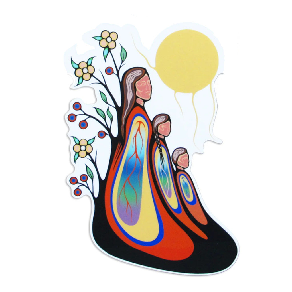 'Gifts from Creator' Vinyl Sticker by Emily Kewageshig