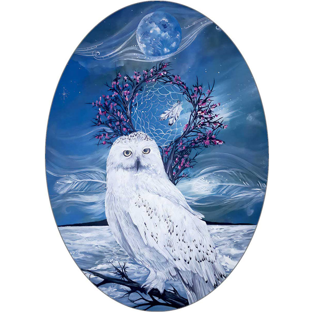 'Midnight Wisdom' Sticker by Karen Erickson