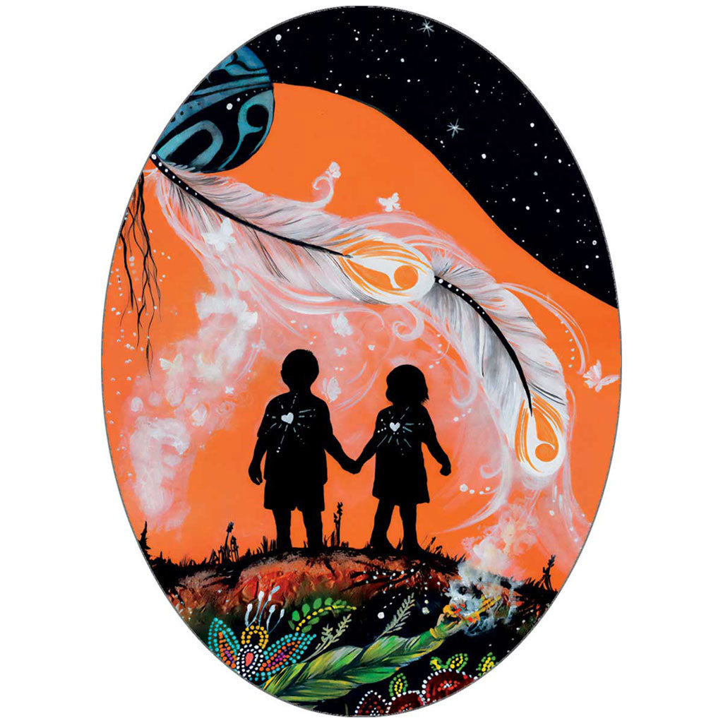 'The Journey Home' Sticker by Karen Erickson