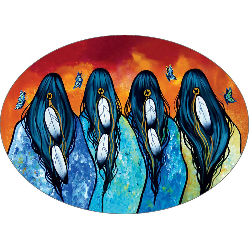 'Tobacco Women' Sticker by Jackie Traverse