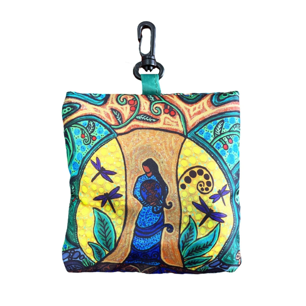 &#39;Strong Earth Woman&#39; Travel Laundry Bag by Leah Dorion