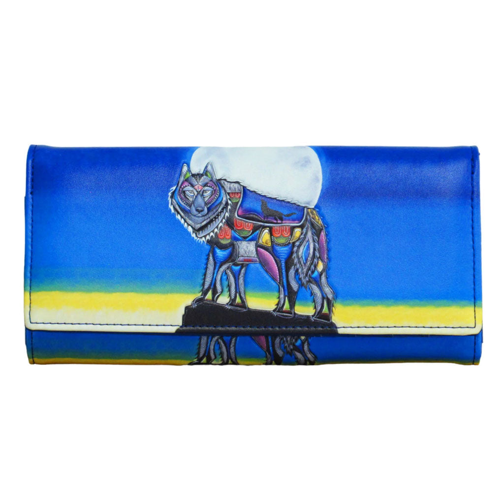 &#39;Wolf&#39; Wallet by Jessica Somers