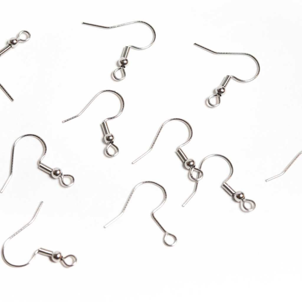Stainless Steel Earring Hooks - 19mm