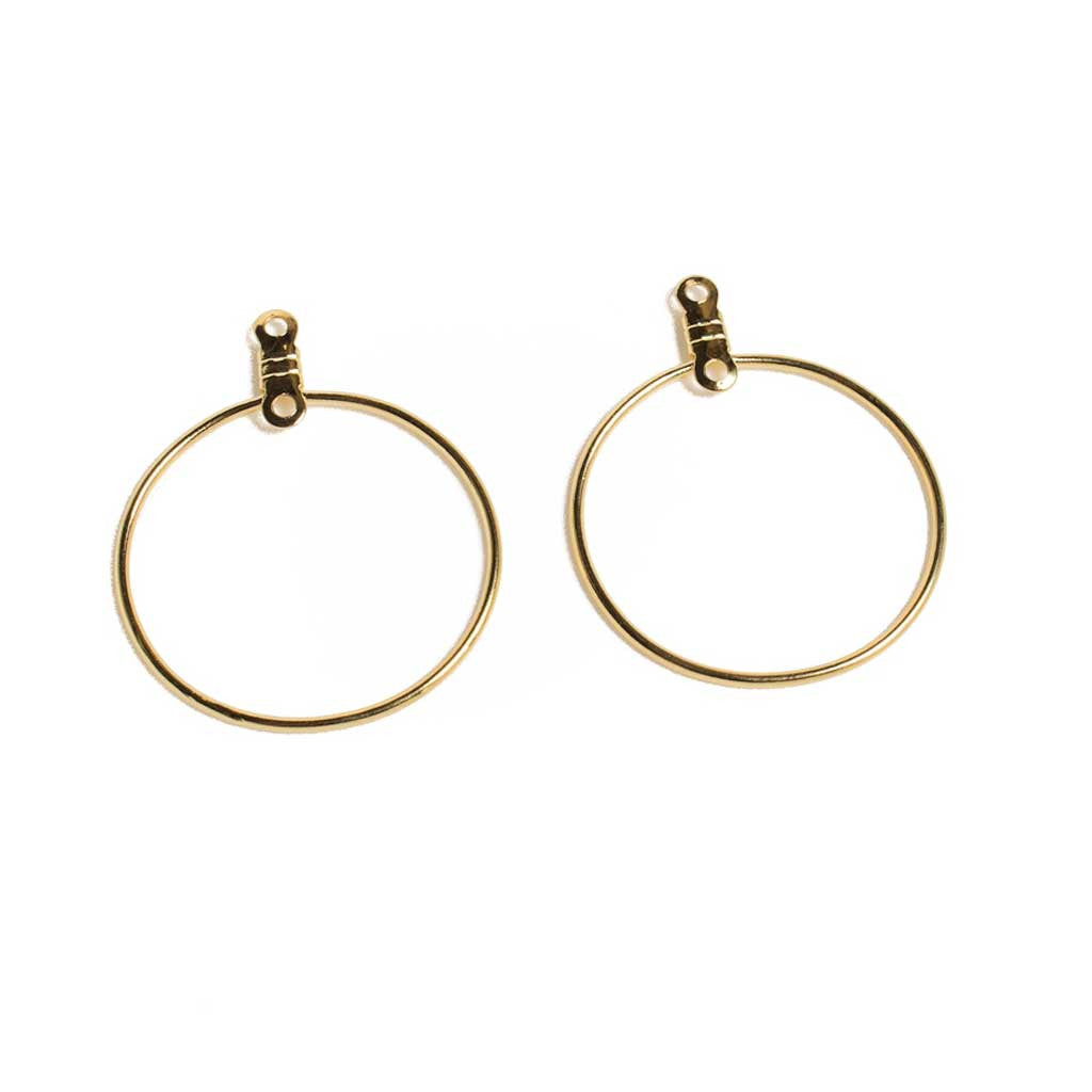 25mm Round Earhoops