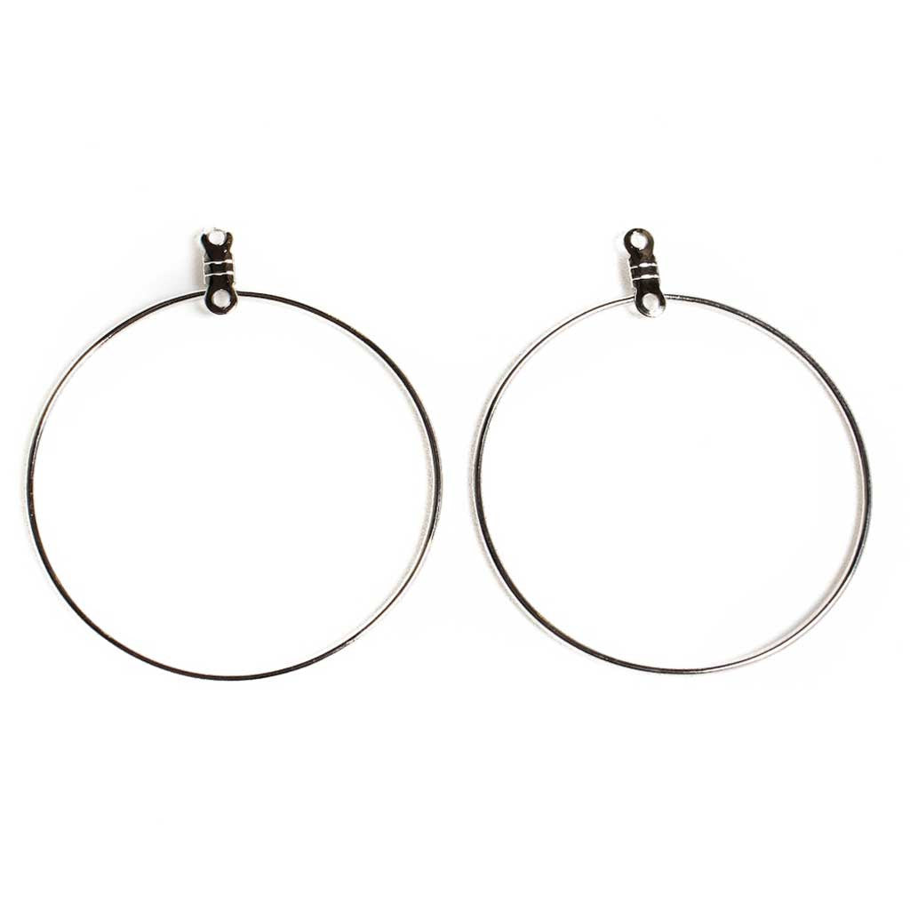 38mm Round Earhoops