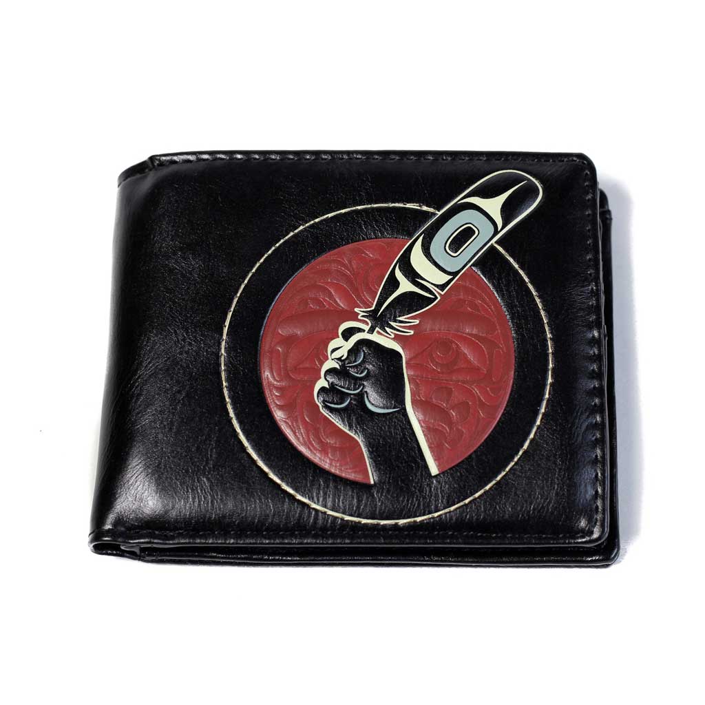 &#39;Idle No More&#39; Wallet by Andy Everson