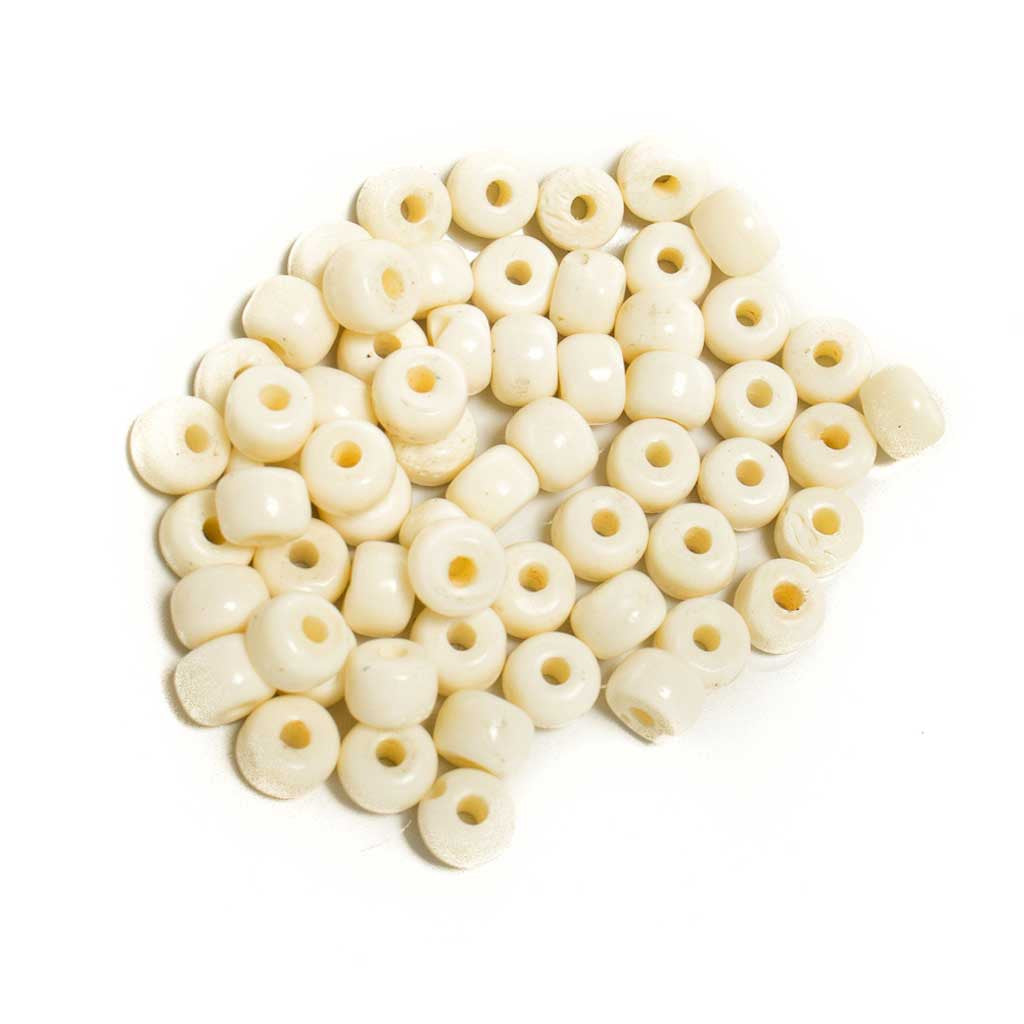 Bone 9mm Crow Beads - Beaded Dreams
