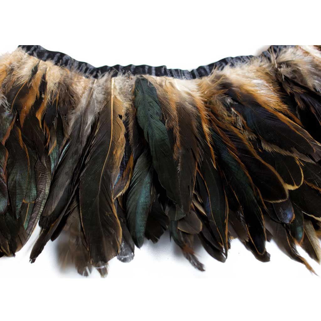 Bronze Rooster Feathers - 1 Yard