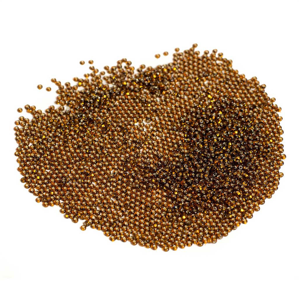 Brown Silverlined - Beaded Dreams
