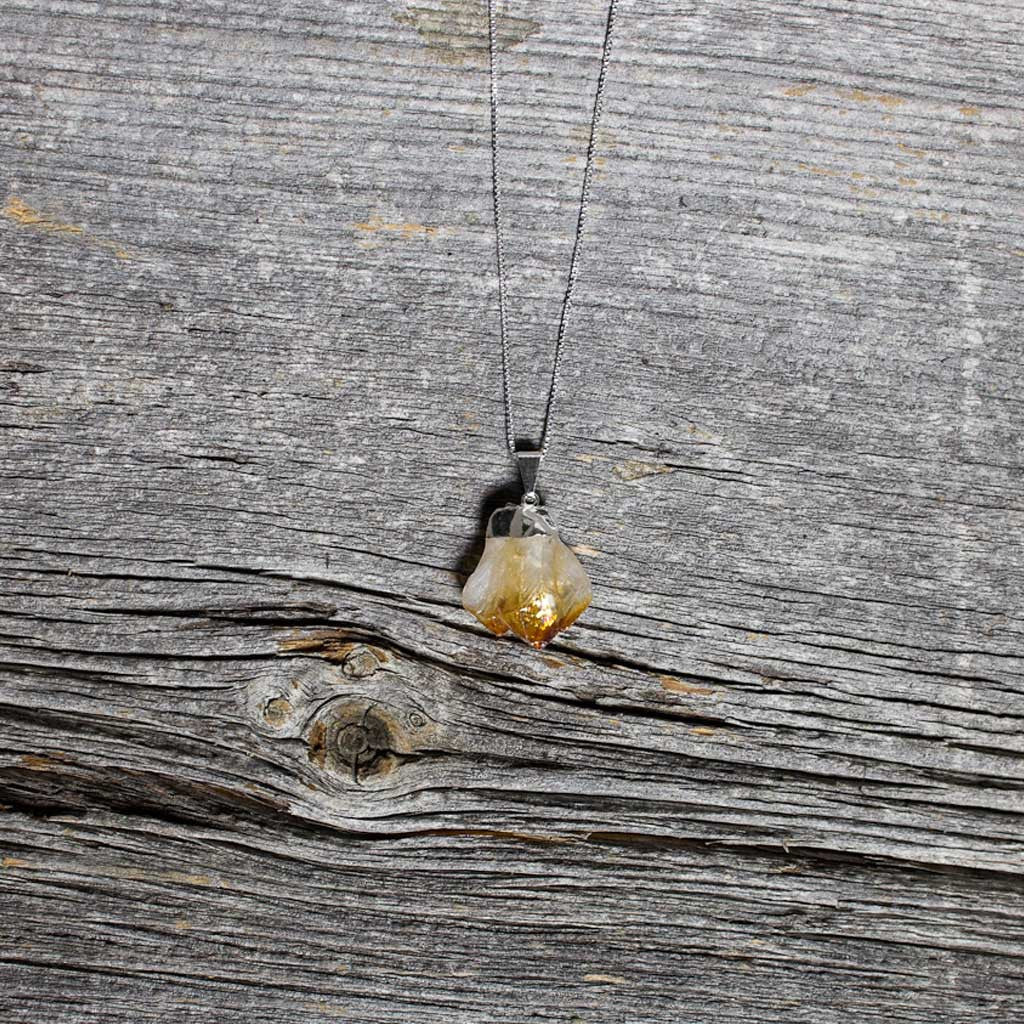 Citrine Pendant Necklace - Beaded Dreams
 - 1