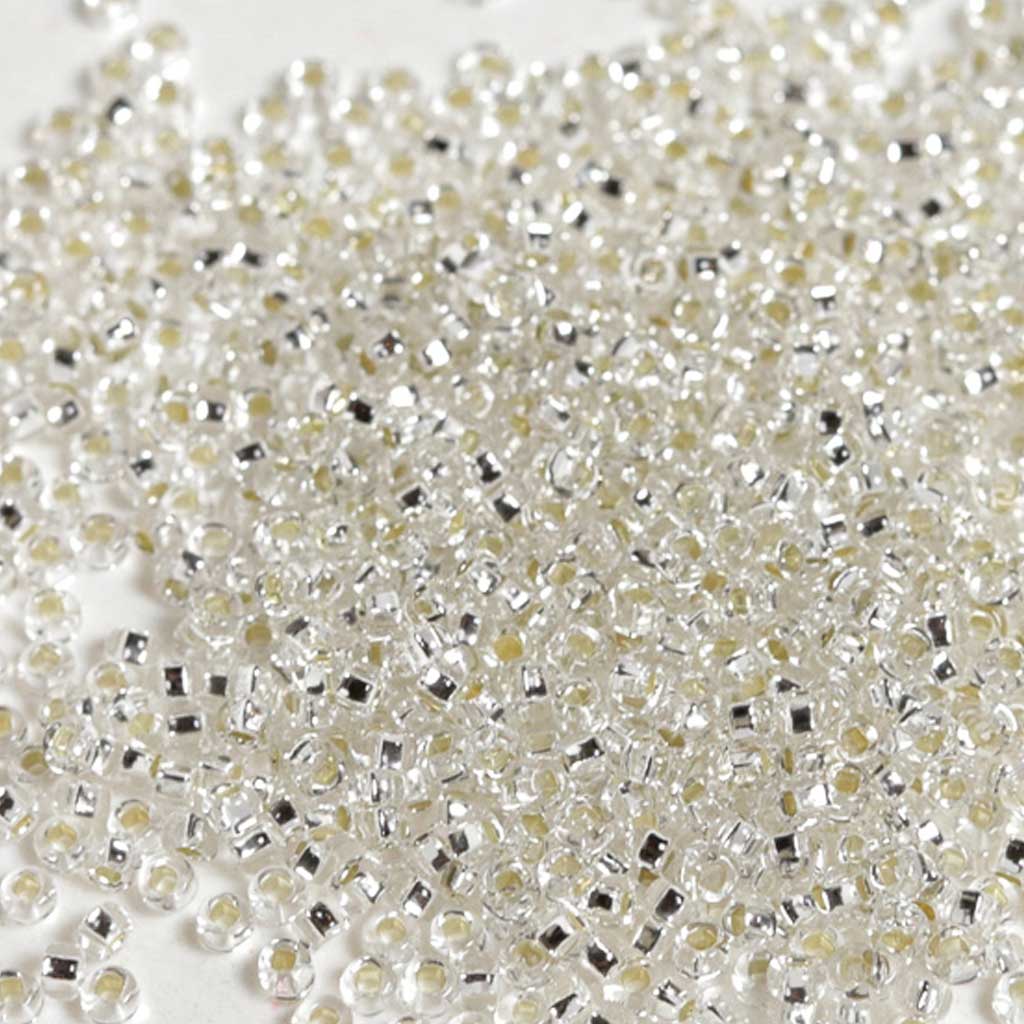Crystal Silverlined - Size 8/0 Seedbeads