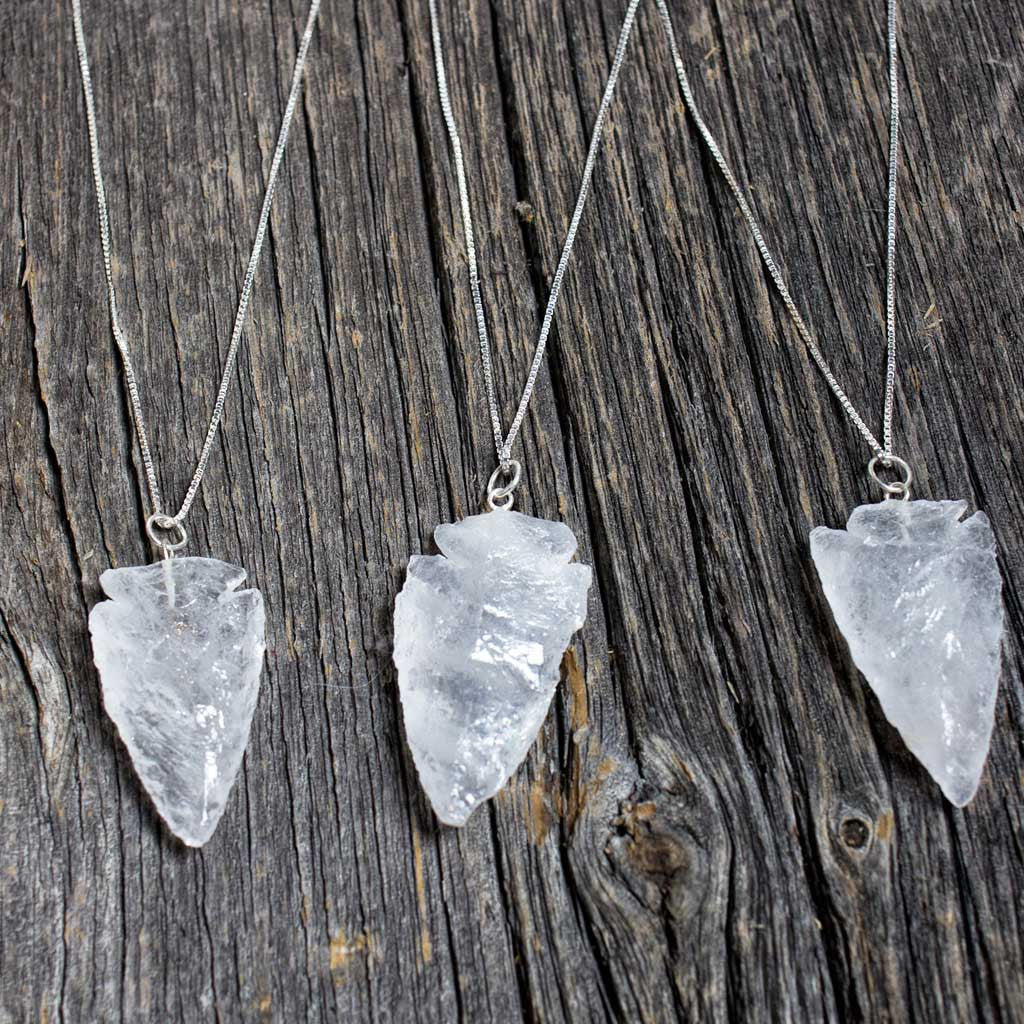 Crystal Arrowhead Necklace