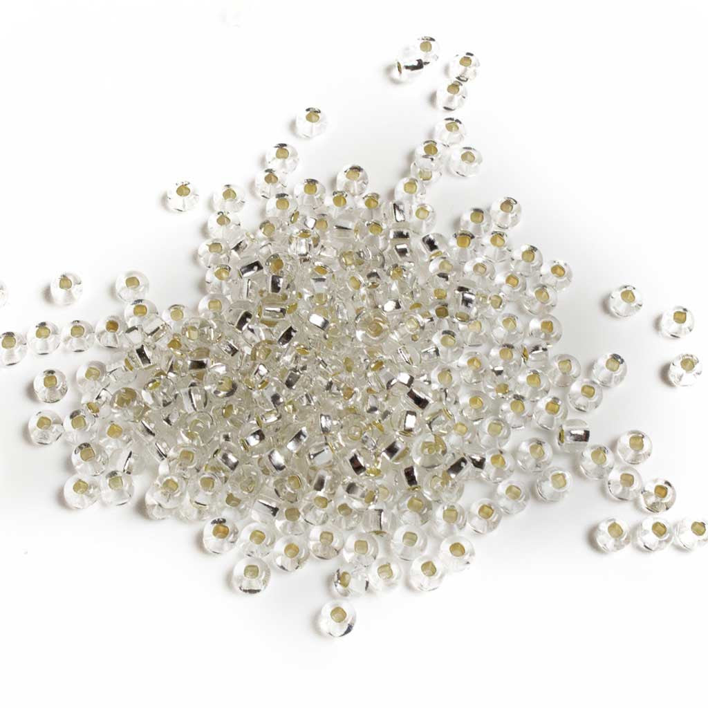 Crystal Silverlined Pony Beads