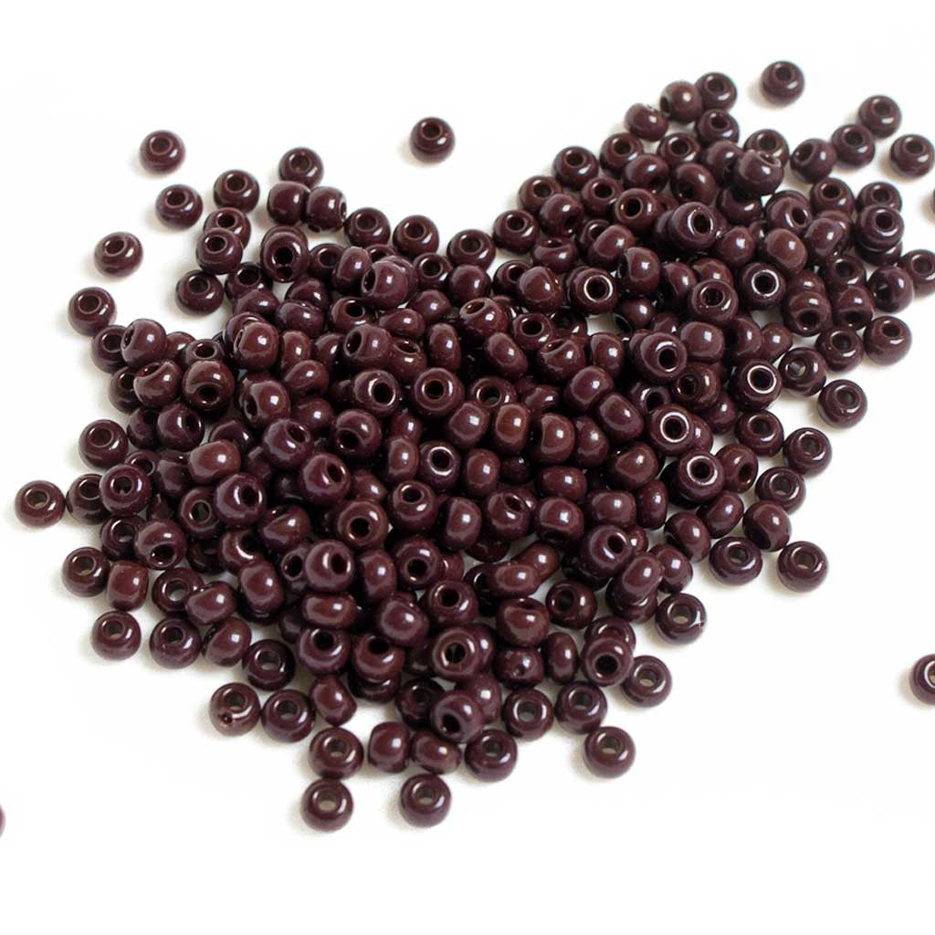 Dark Brown Pony Beads