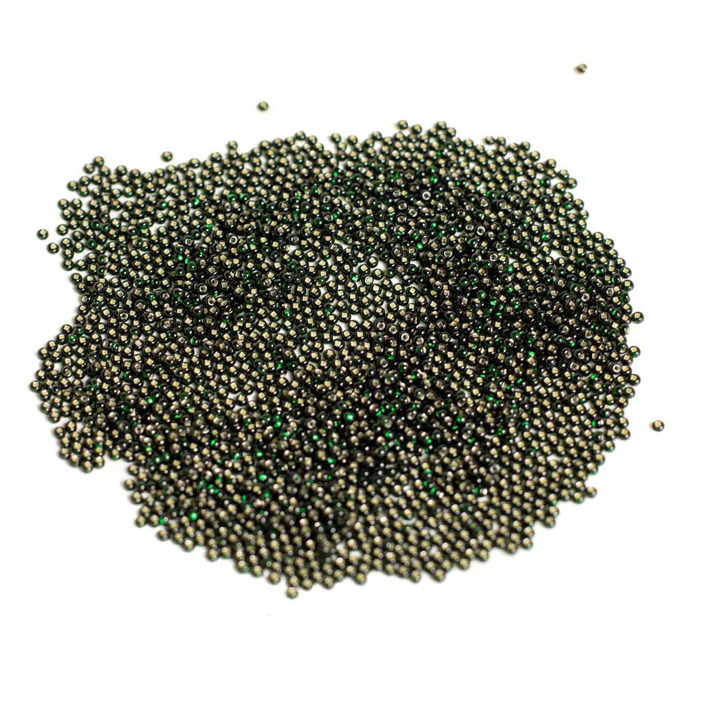 Dark Green Silverlined - Beaded Dreams
