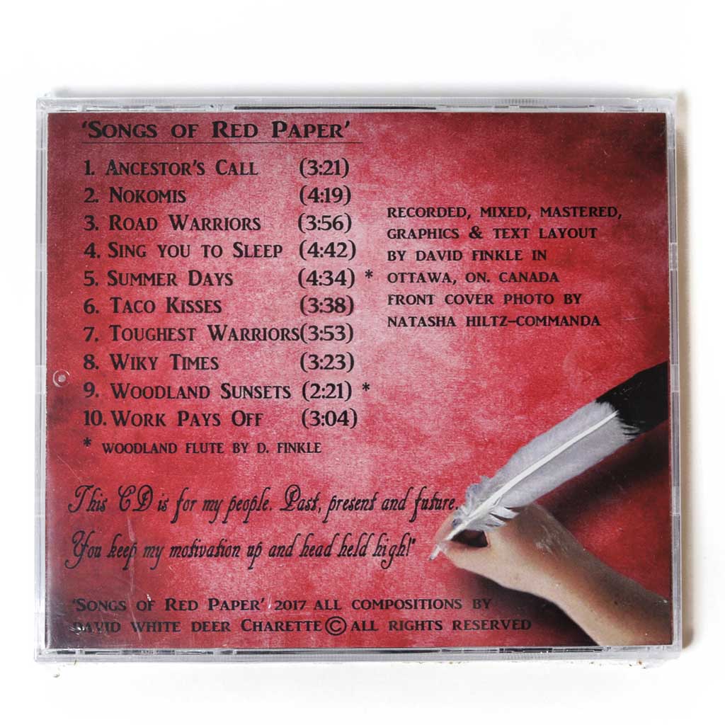 David White Deer Charette &#39;Songs of Red Paper&#39; CD