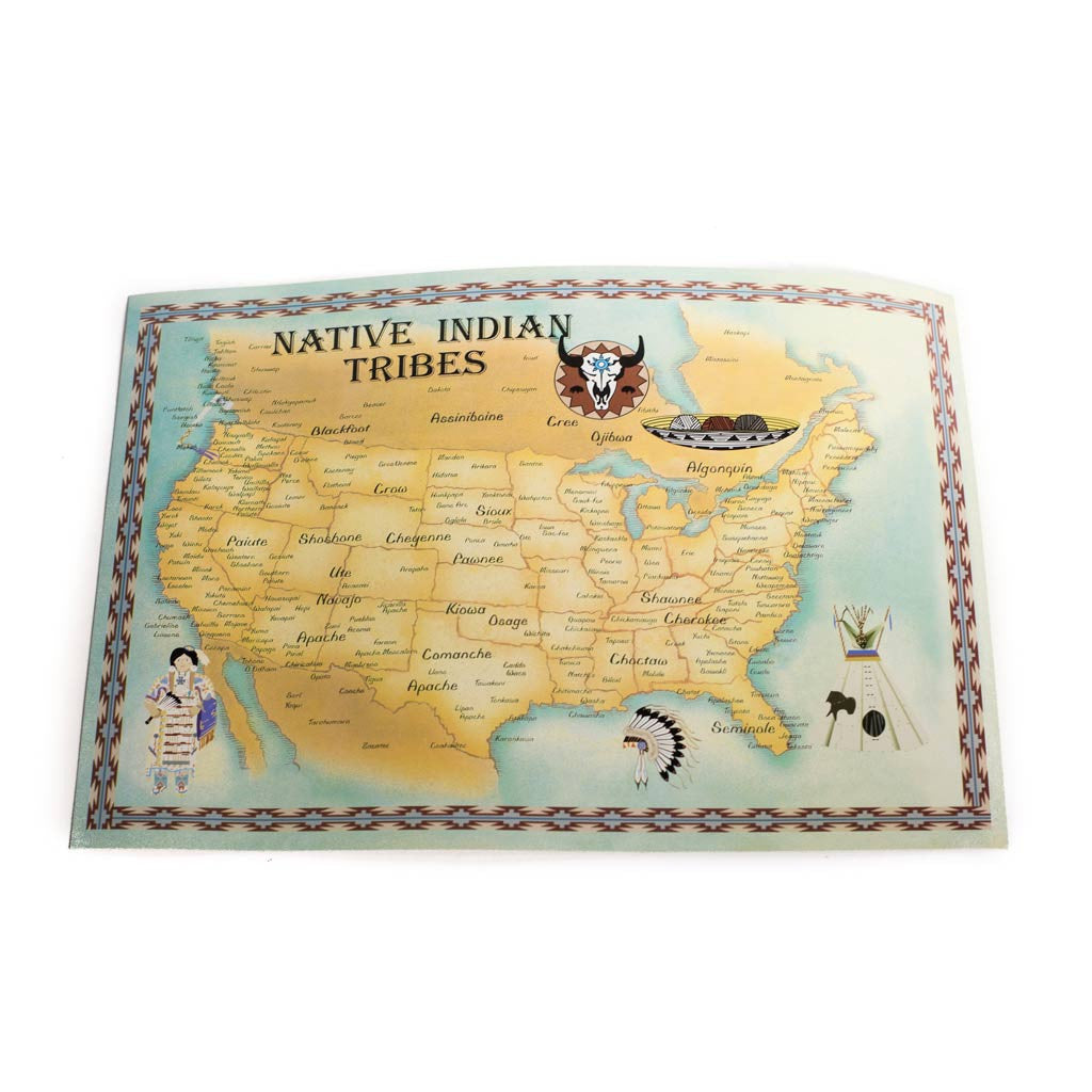 Tribal Map - Available in 2 Sizes - Beaded Dreams
 - 1