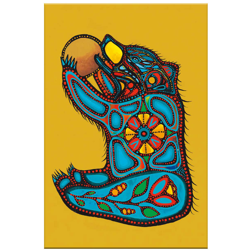 &#39;Makoons Baby Bear&#39; by Jackie Traverse - 12&quot; x 18&quot; Print