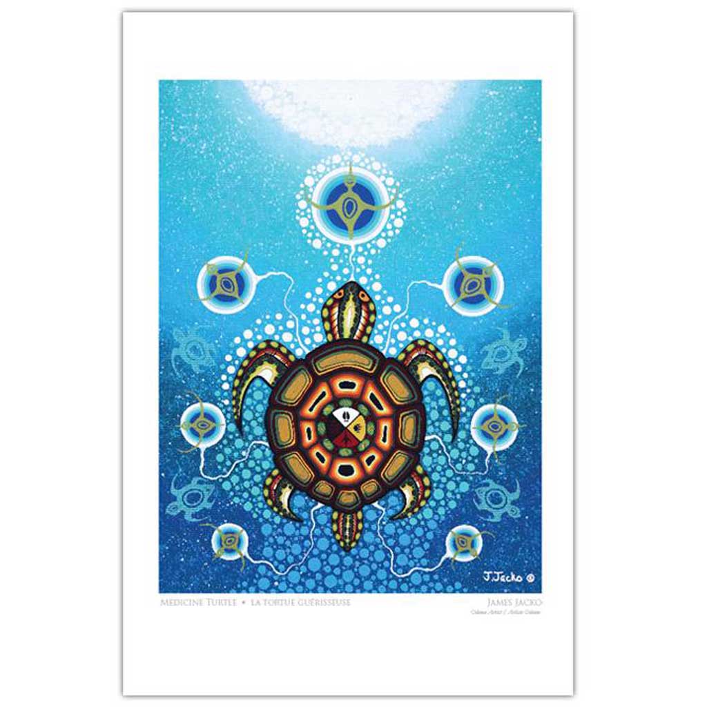 Art Card - 'Medicine Turtle' by James Jacko