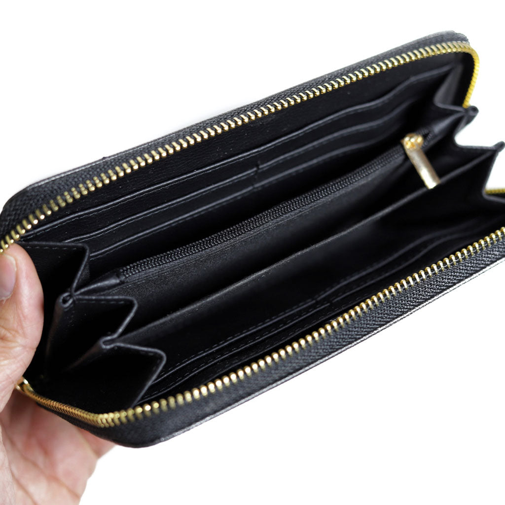 Medicine Wheel Zip-Around Wallet