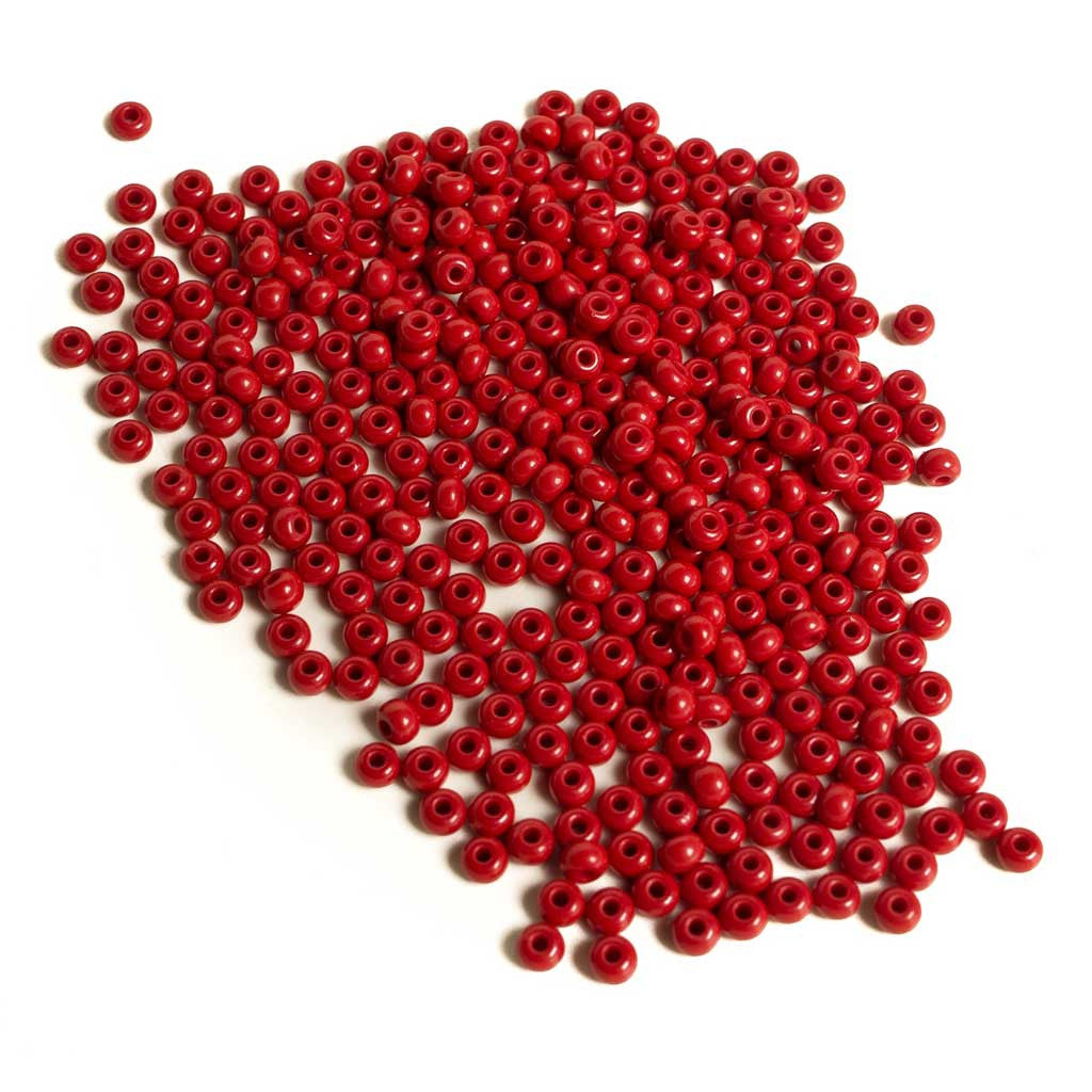 Medium Dark Red Opaque - Beaded Dreams
