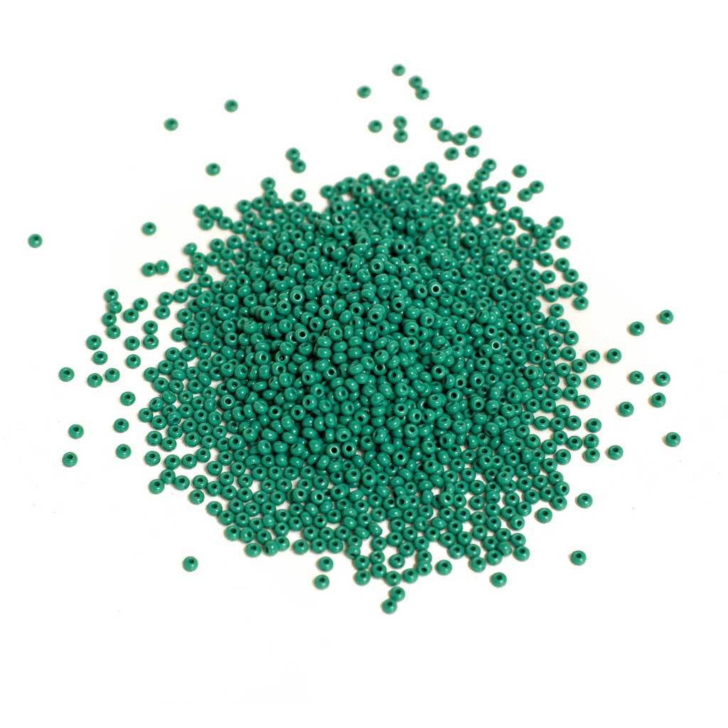 Medium Dark Green Opaque - Beaded Dreams
