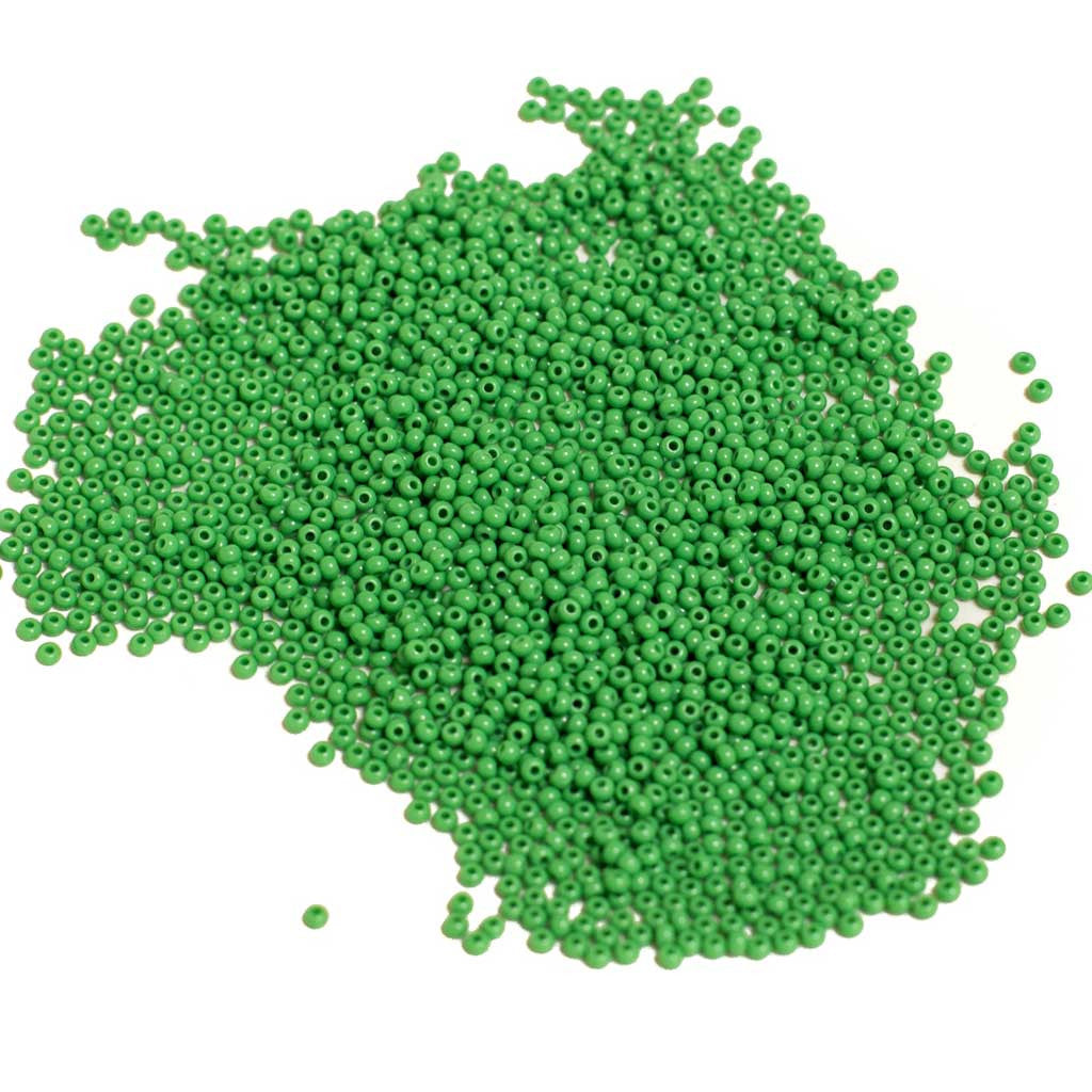 Medium Green Opaque - Beaded Dreams
