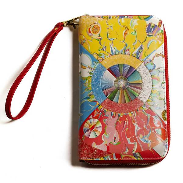 'Morningstar' Travel Wallet by Alex Janvier